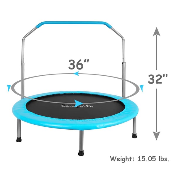 Sports Exercise Spring-Less Kid Size Trampoline